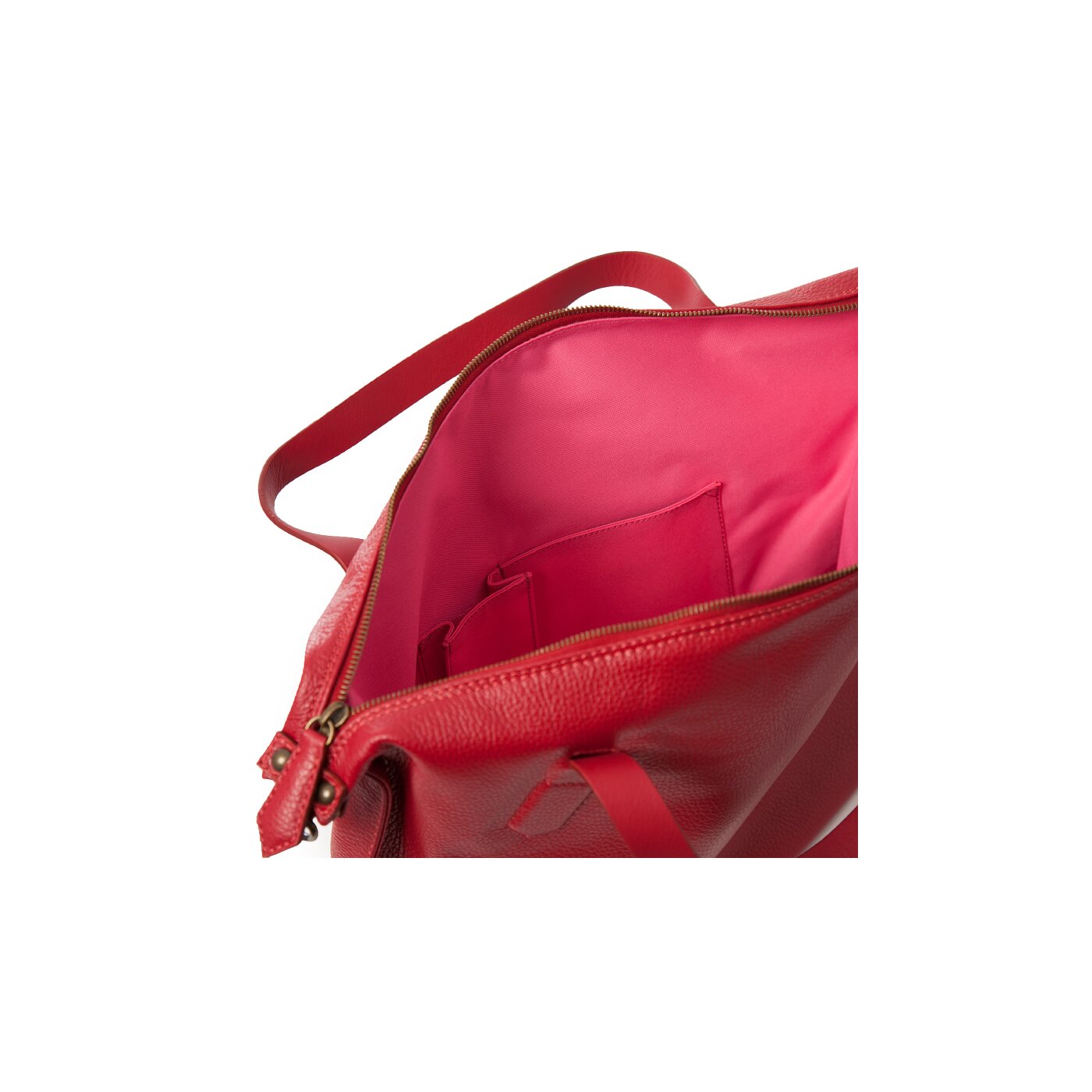 TIMBERLAND TORBA UNSTRUCTURED BAG m3743626 kolor czerwony