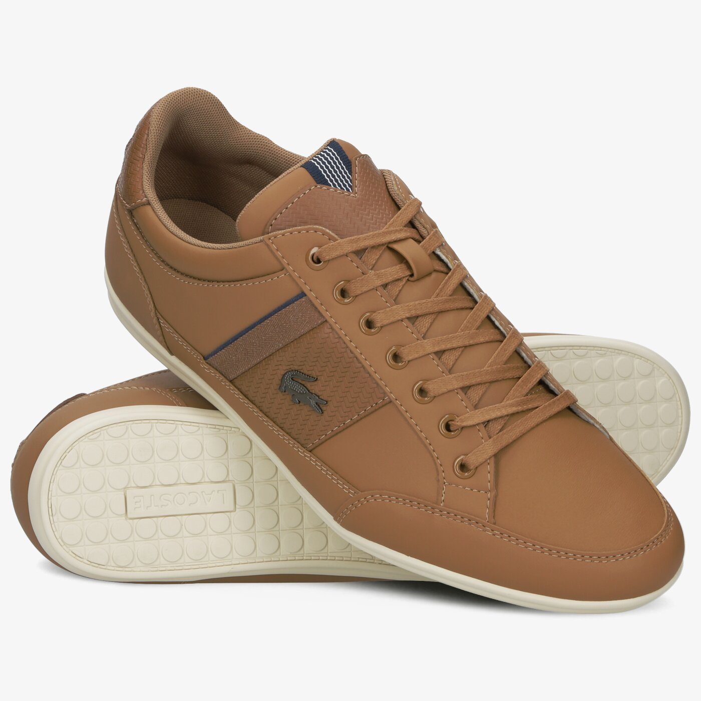 Męskie sneakersy (buty) LACOSTE CHAYMON 319 1 CMA 738cma0021lr3 kolor brązowy