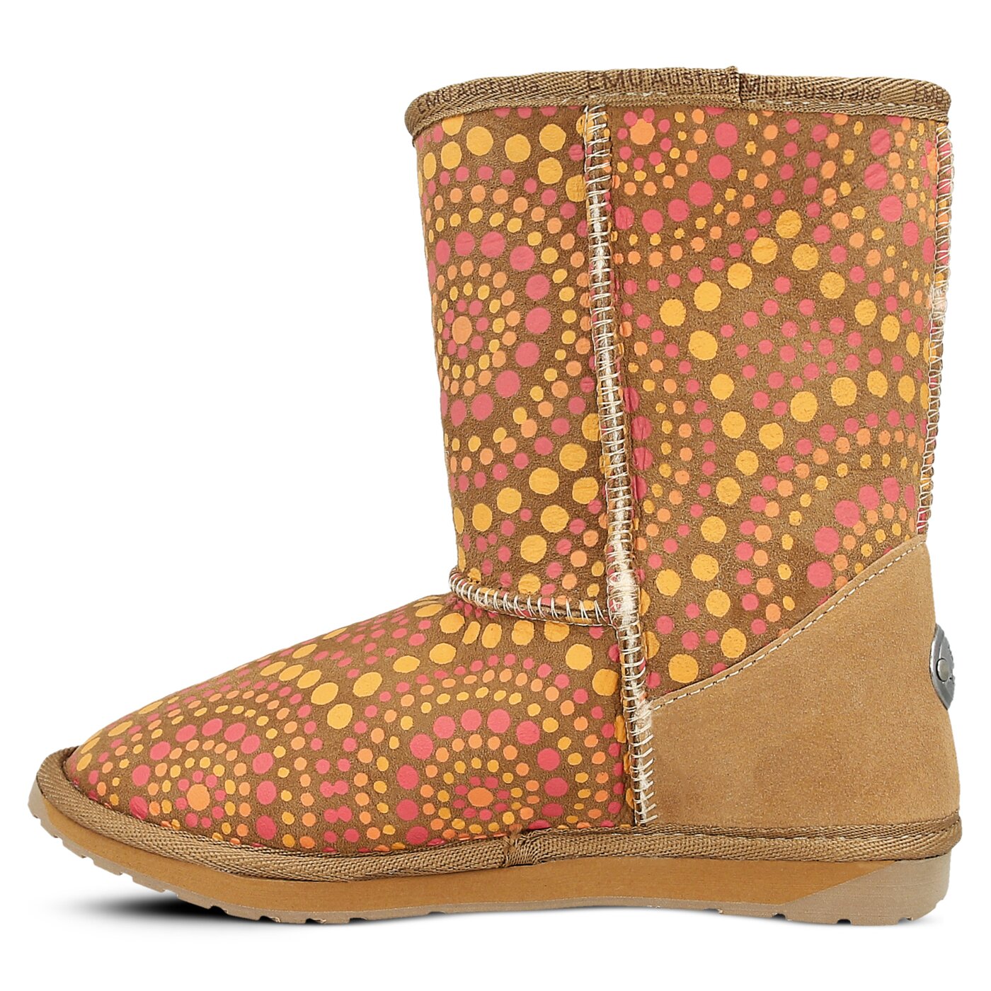 Damskie śniegowce EMU PLATINUM STINGER INDIGENOUS LO CHESTNUT wp10536chestnut kolor brązowy