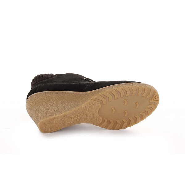 Damskie buty za kostkę LACOSTE LEREN 724srw3340024 kolor czarny