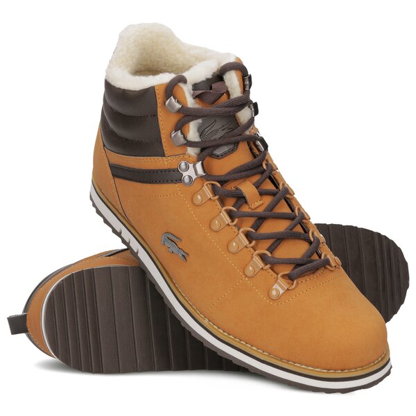 Męskie buty outdoor (trekkingowe) LACOSTE JARMUND WTH 730spm00178r3 kolor żółty