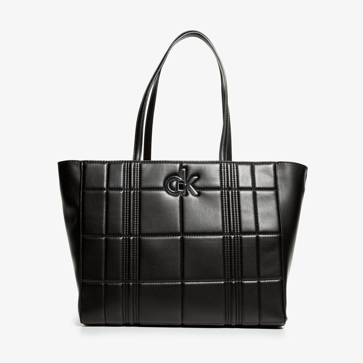 Damska torebka CALVIN KLEIN TOREBKA RE-LOCK SHOPPER k60k605833bds kolor czarny