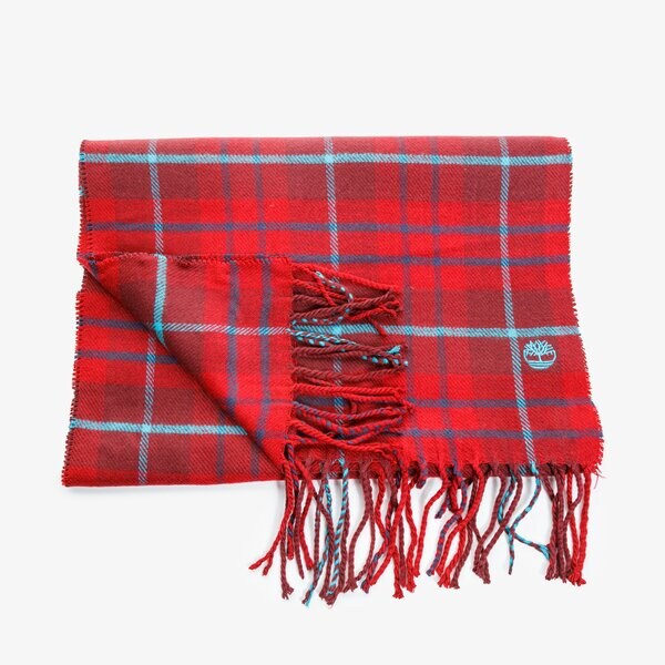 Damski szalik / rękawiczki TIMBERLAND SZALIK PLAID SCARF GIFTBOX AND STICKER tb0a1evti301 kolor multicolor