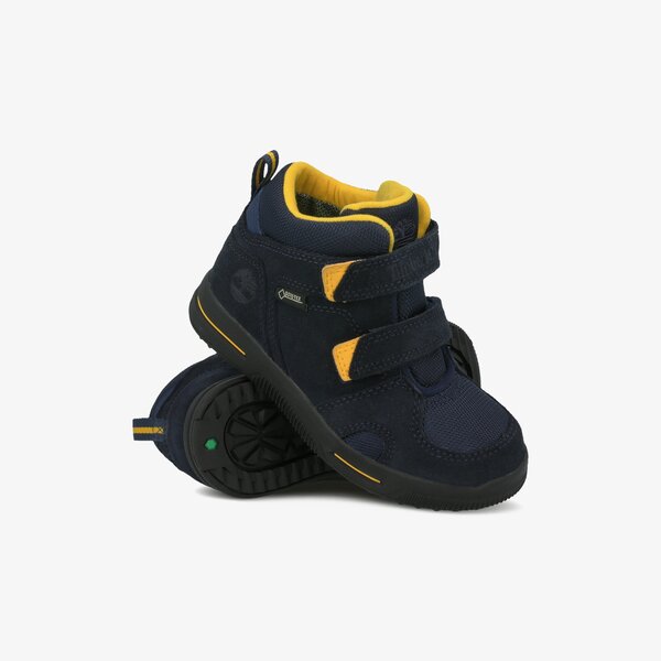 Dziecięce buty outdoor / trekkingowe TIMBERLAND CITY STOMPER MID GTX tb0a22mh0191 kolor granatowy