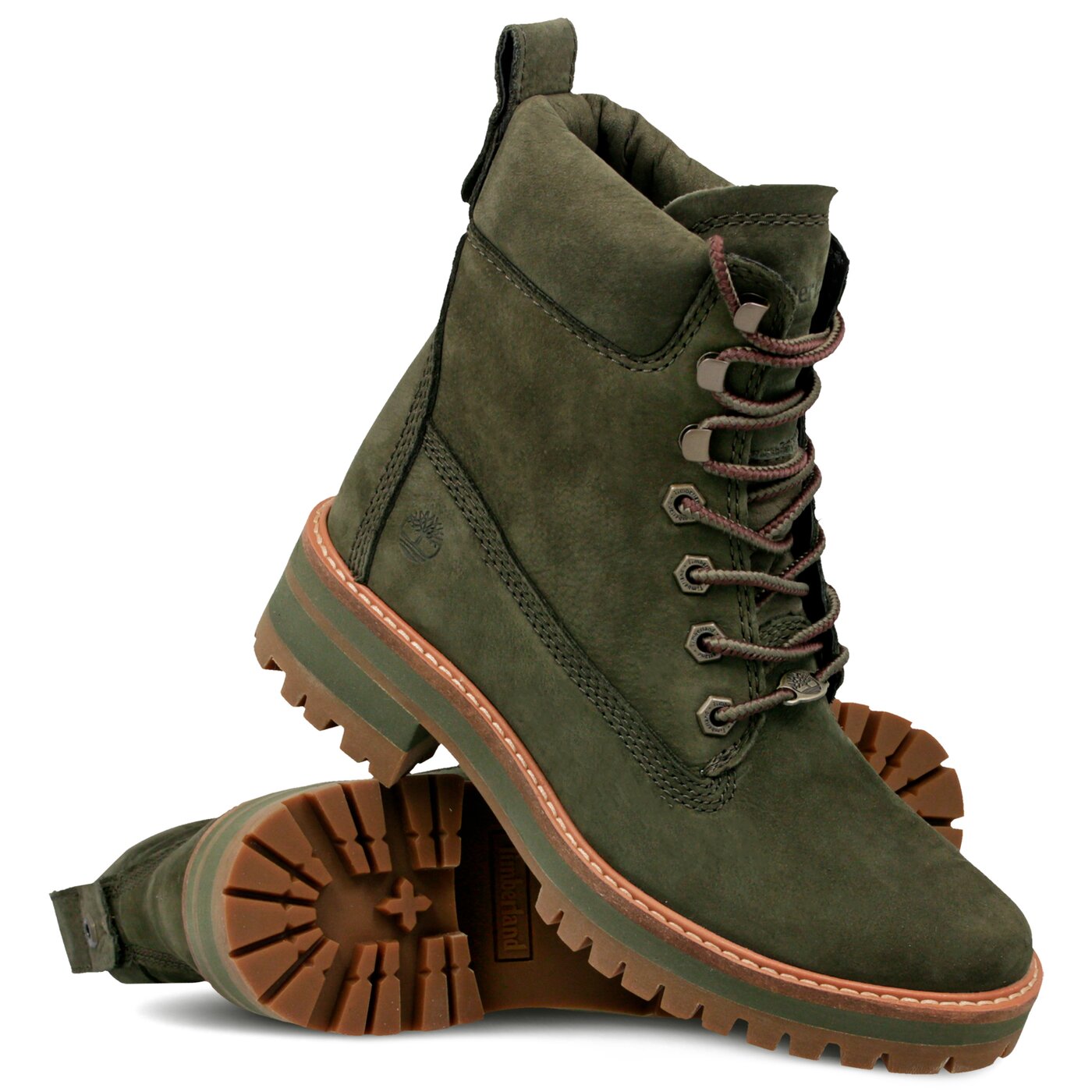 Damskie trapery TIMBERLAND COURMAYEUR VALLEY YBOOT a1tyw kolor khaki
