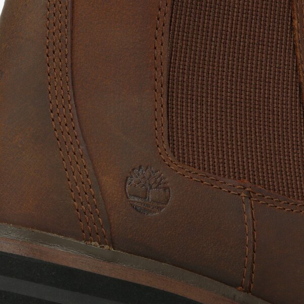 Damskie botki / sztyblety TIMBERLAND LONDON SQUARE CHELSEA tb0a295g2031 kolor brązowy