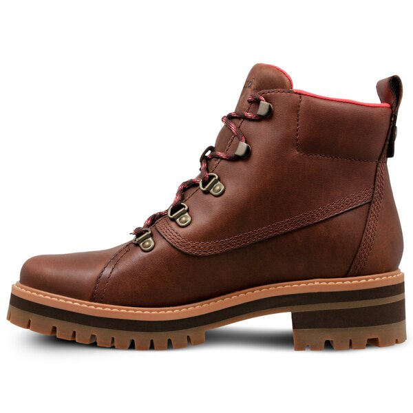 Damskie trapery TIMBERLAND COURMAYEUR VALLEY WPHIKER a1rs7 kolor brązowy