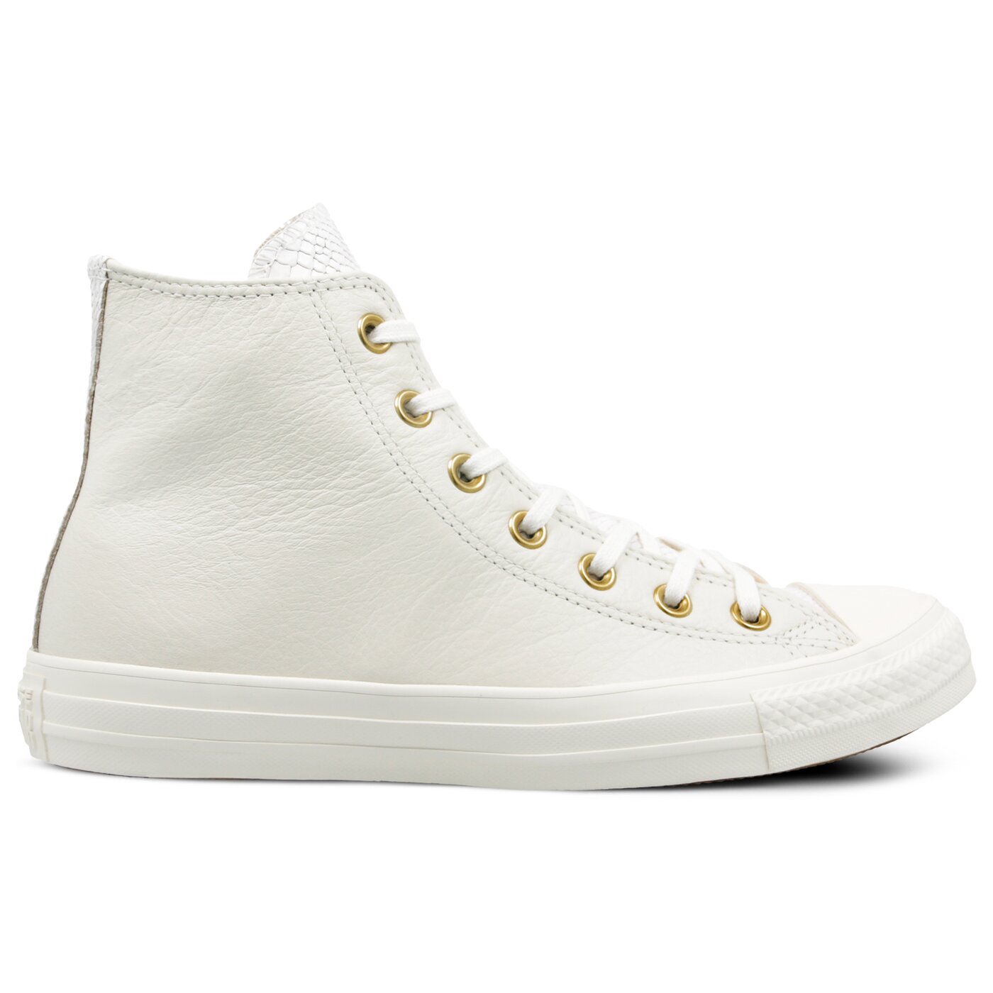 Damskie trampki CONVERSE CHUCK TAYLOR ALL STAR LEATHER + GATOR c561698 kolor biały