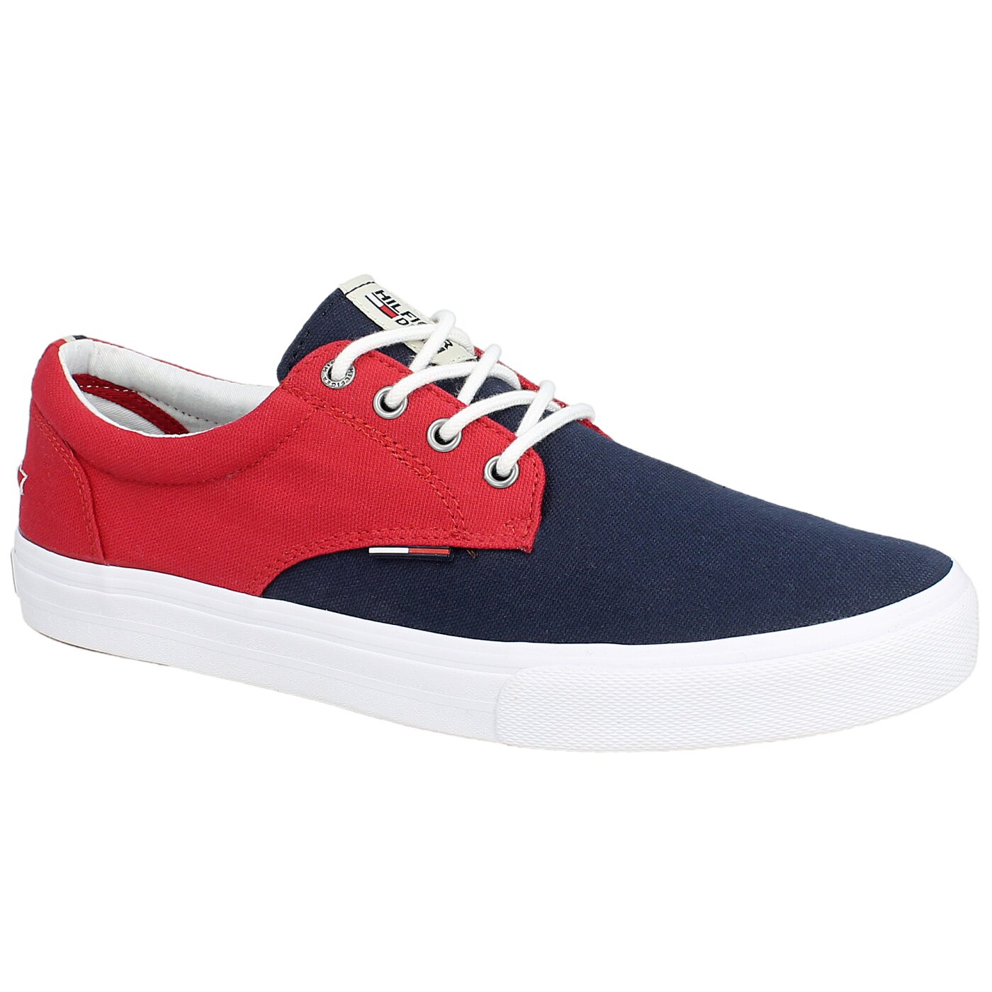Męskie trampki TOMMY HILFIGER V2385IC 1D1 em56820815156 kolor czerwony