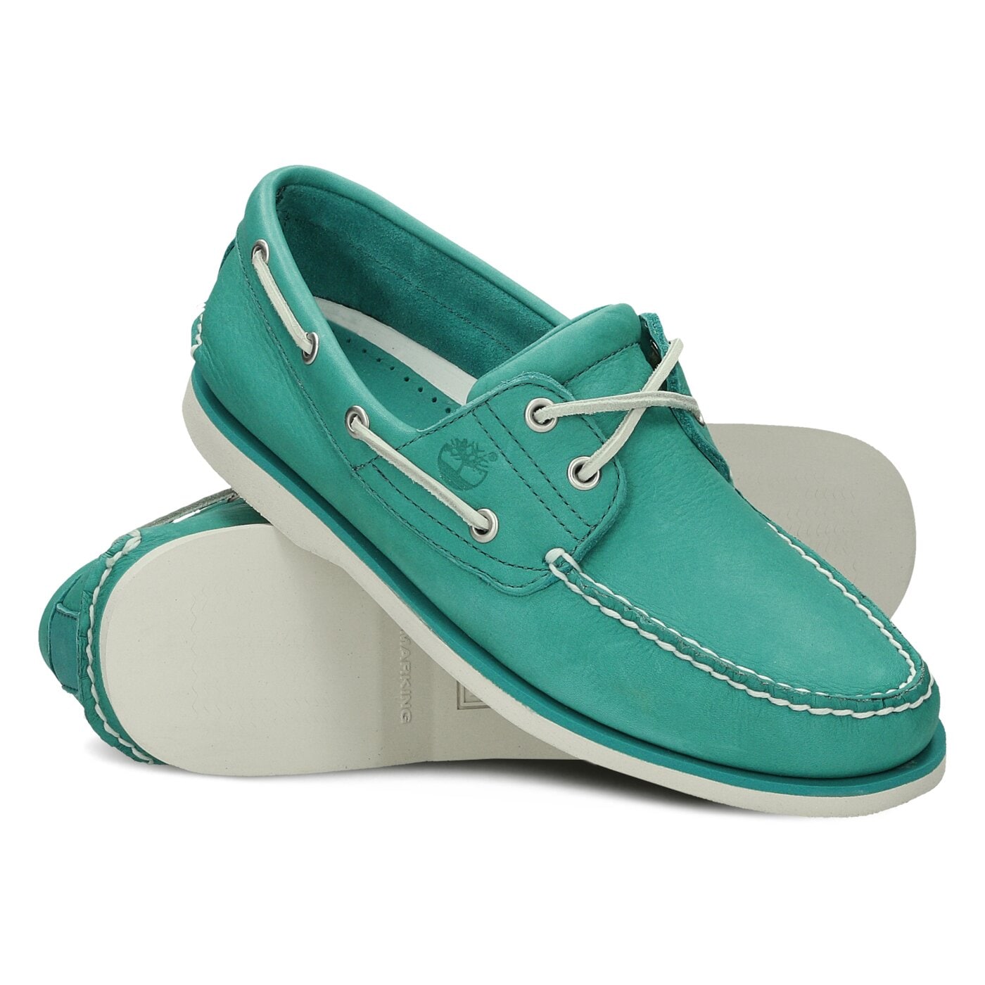 Męskie mokasyny TIMBERLAND CLASSIC BOAT 2 EYE a1bir kolor zielony