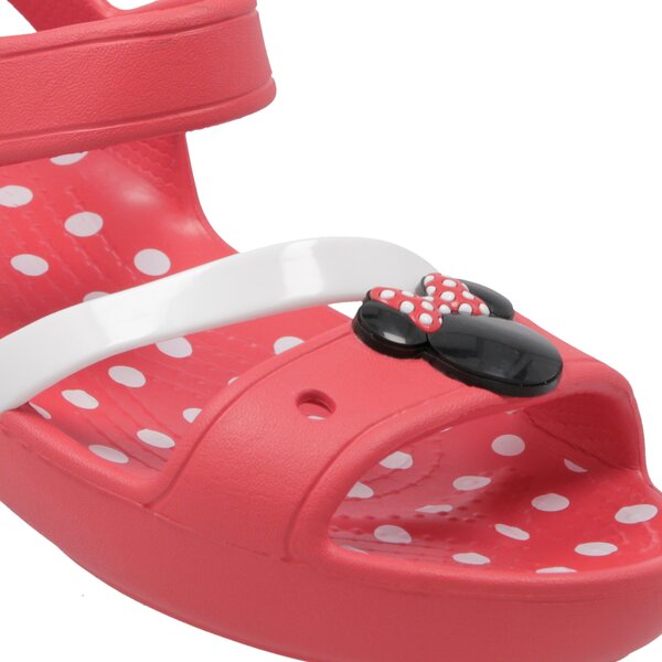 Dziecięce sandały / klapki CROCS LINA MINNIE SANDAL K 2049998c1i kolor czerwony
