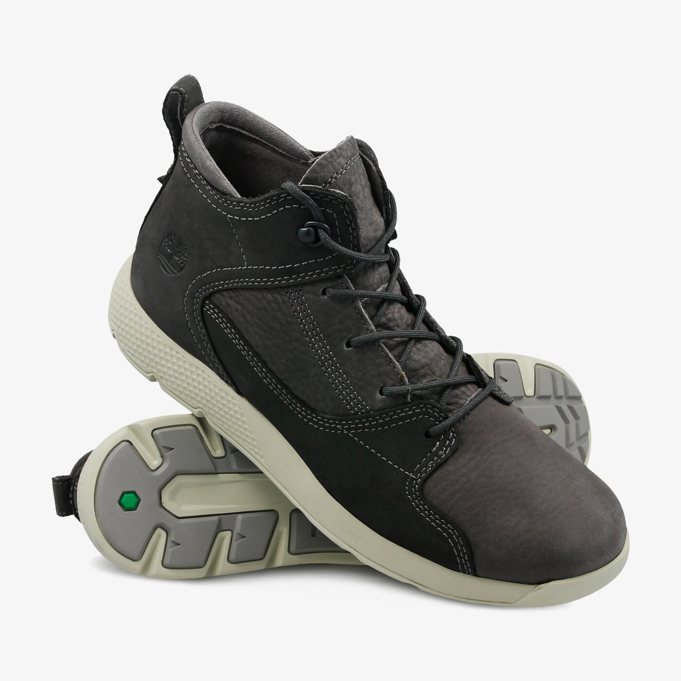 Dziecięce sneakersy (buty) TIMBERLAND FLYROAM LEATHER HIKER a1sho kolor szary