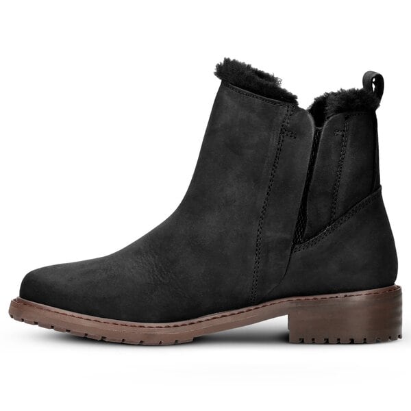 Damskie botki / sztyblety EMU PIONEER LEATHER BLACK w11692black kolor czarny