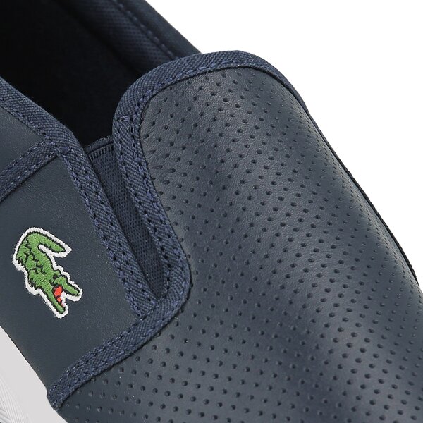 Męskie trampki LACOSTE GAZON BL 1 733cam1072003 kolor granatowy