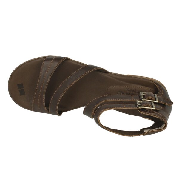 Damskie sandały TIMBERLAND EK DARIEN ANKLE STRAP 8933r kolor brązowy