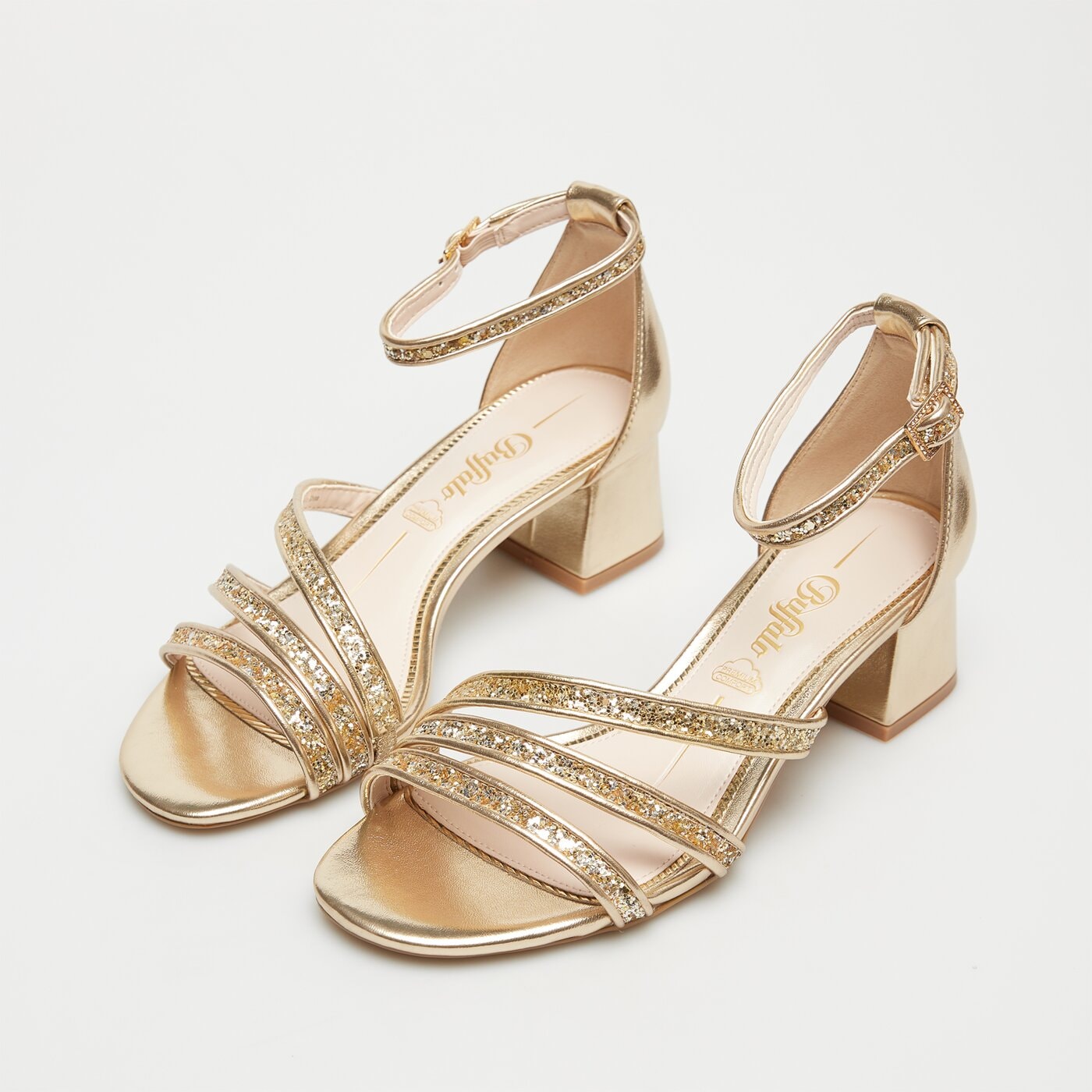 Damskie szpilki / czółenka BUFFALO LILLY GLAM 1291506 kolor złoty