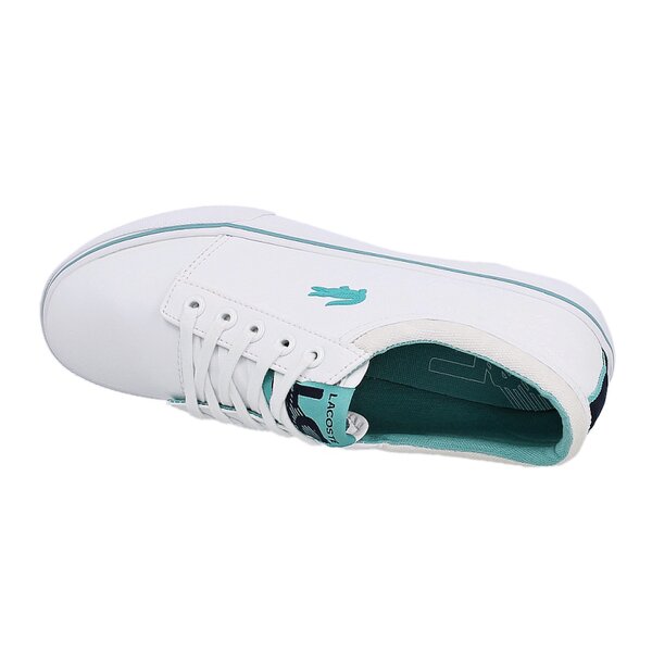 Damskie trampki LACOSTE VAULTSTAR SLEEK ENS 729scw1202t2a kolor biały