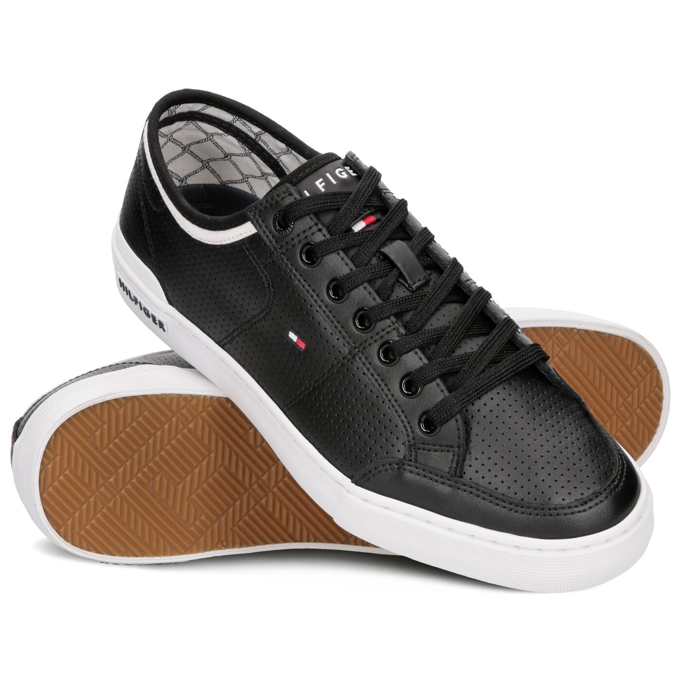 Męskie trampki TOMMY HILFIGER HARRINGTON 5A fm0fm00552990 kolor czarny