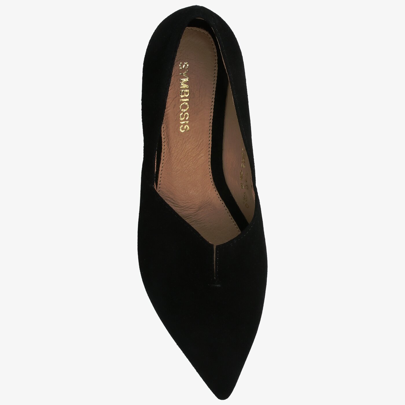 Damskie baleriny (buty) SYMBIOSIS LILIAN  sywc120021 kolor czarny