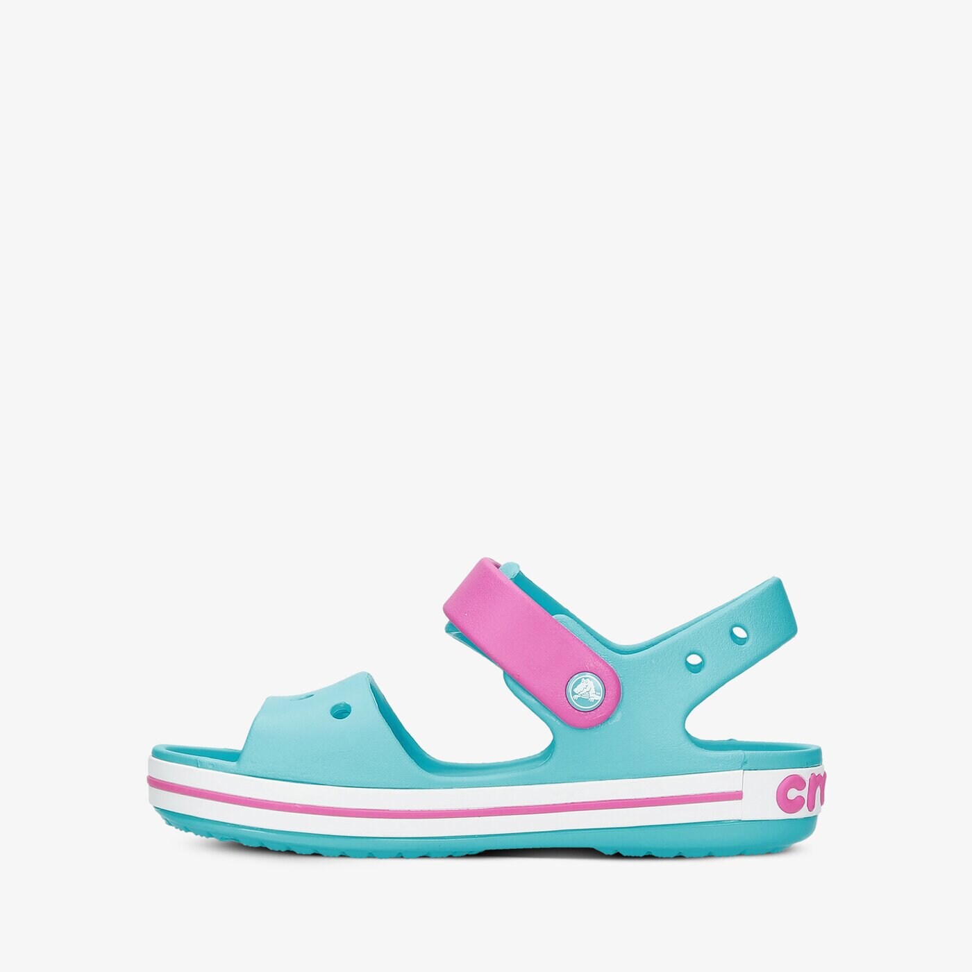 Dziecięce sandały / klapki CROCS CROCBAND SANDAL KIDS 128564slk kolor niebieski