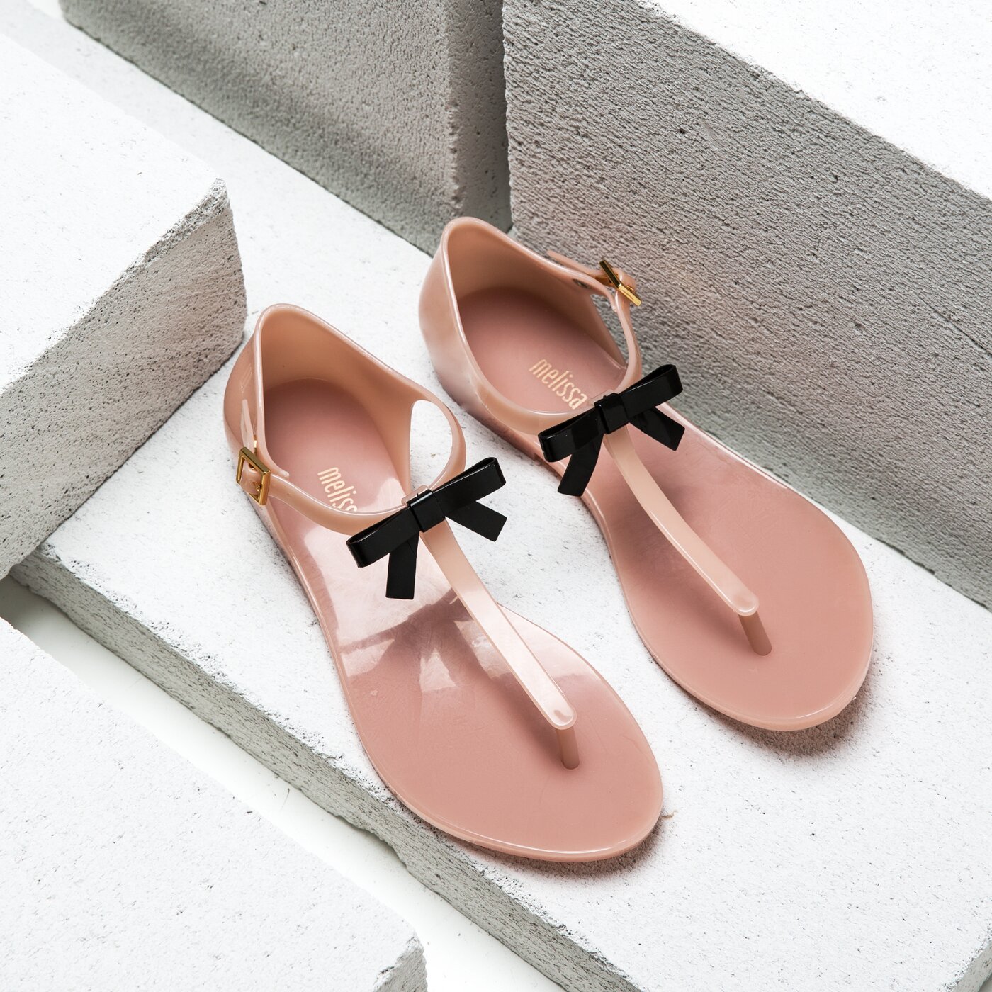 Damskie sandały MELISSA HONEY AD 3188501822 kolor beżowy