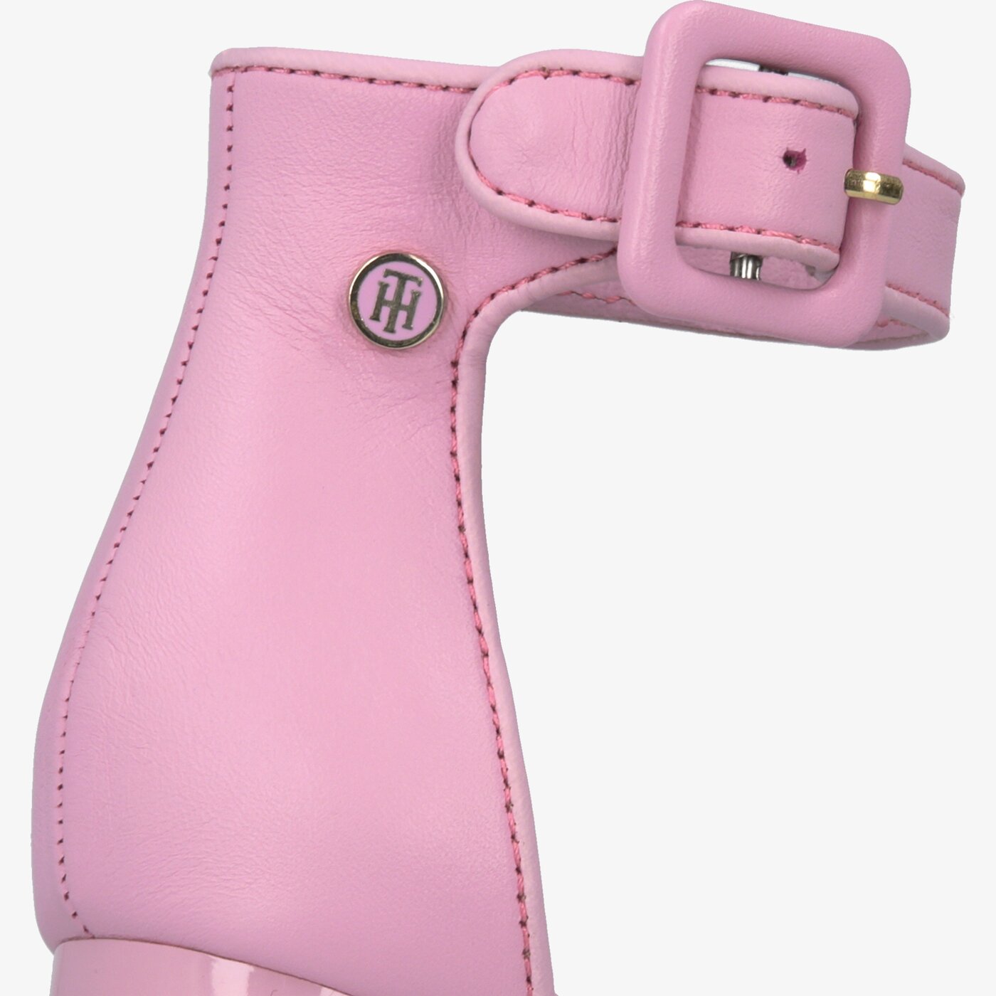 Damskie sandały TOMMY HILFIGER SHATILA 9C1 HEELED SANDAL TOMMY PASTEL fw0fw04116518 kolor fioletowy