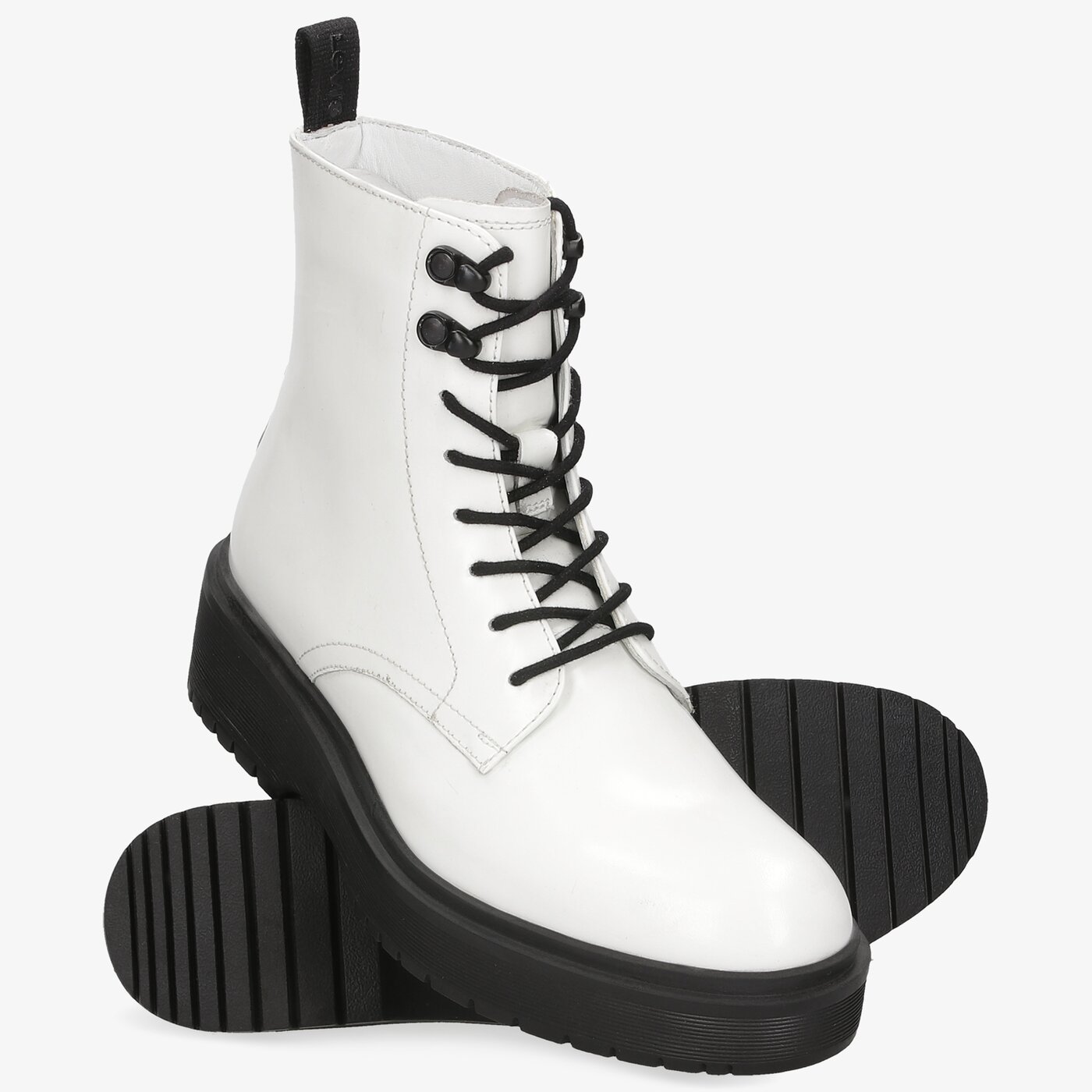 Damskie botki / sztyblety LEVI'S BRIA 233648 eu 662-51 kolor biały