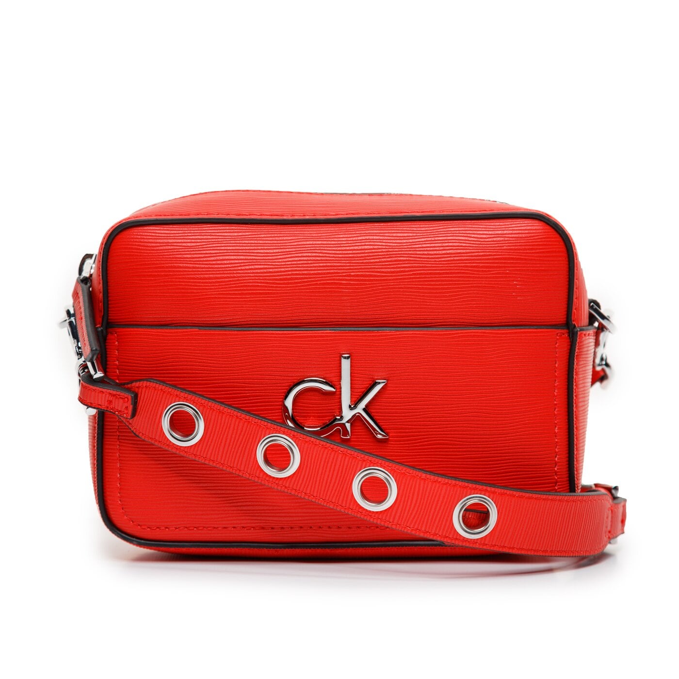 Damska torebka CALVIN KLEIN TOREBKA CAMERA BAG k60k608069xa7 kolor czerwony