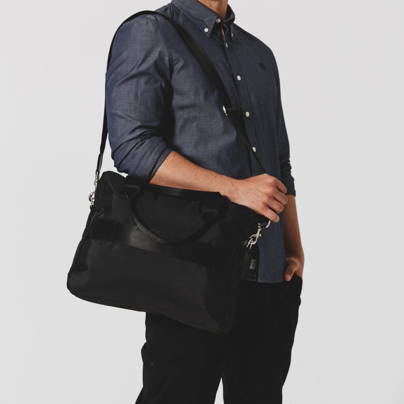 TIMBERLAND TORBA BRIEFCASE tb0a1dj50011 kolor czarny