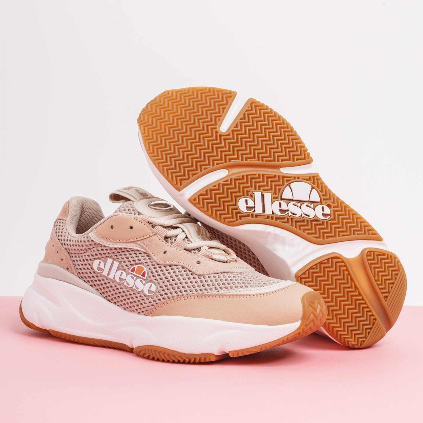 Damskie sneakersy (buty) ELLESSE MASSELLO 613613 kolor beżowy