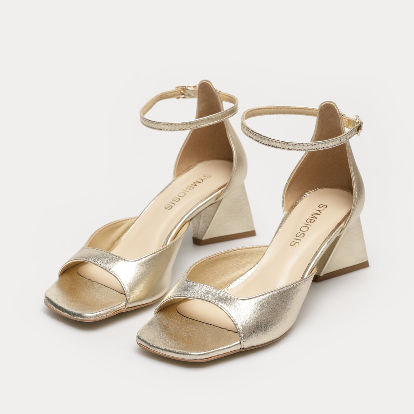 Damskie szpilki / czółenka SYMBIOSIS MADELEINE sywf123006 kolor złoty