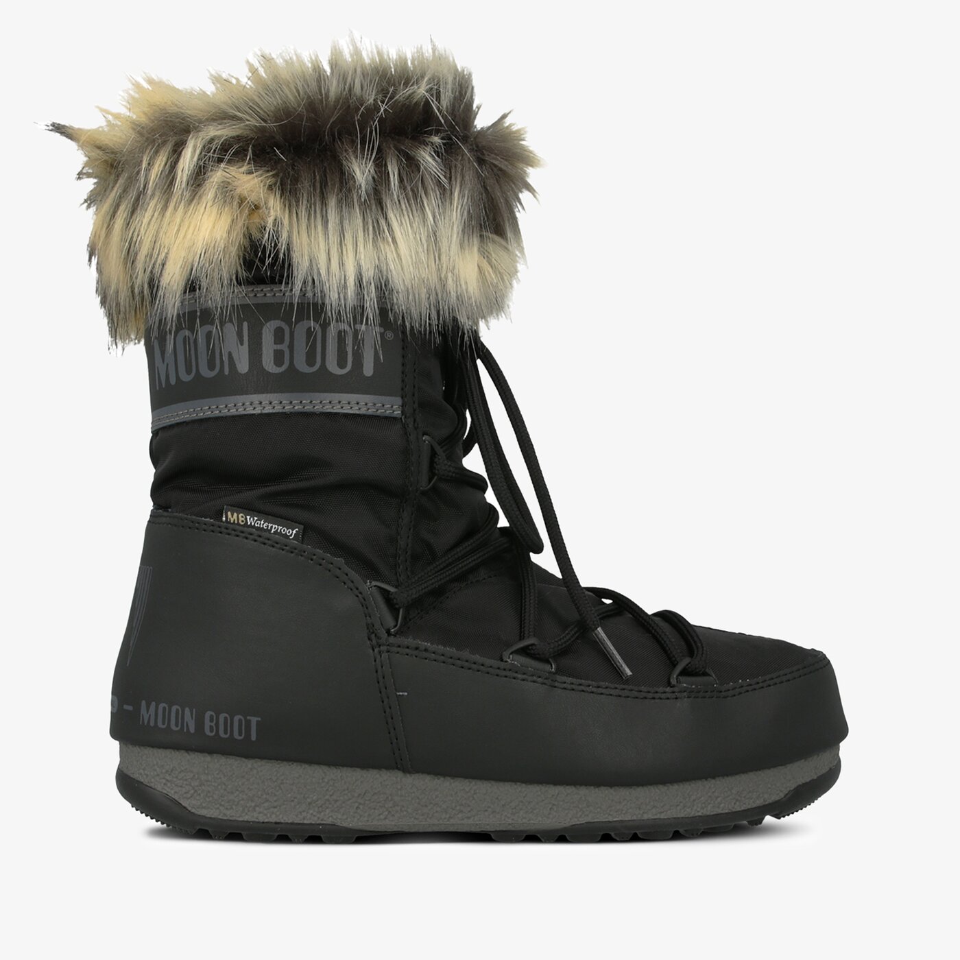 Damskie śniegowce MOON BOOT MONACO LOW WP 2  24008800001 kolor czarny