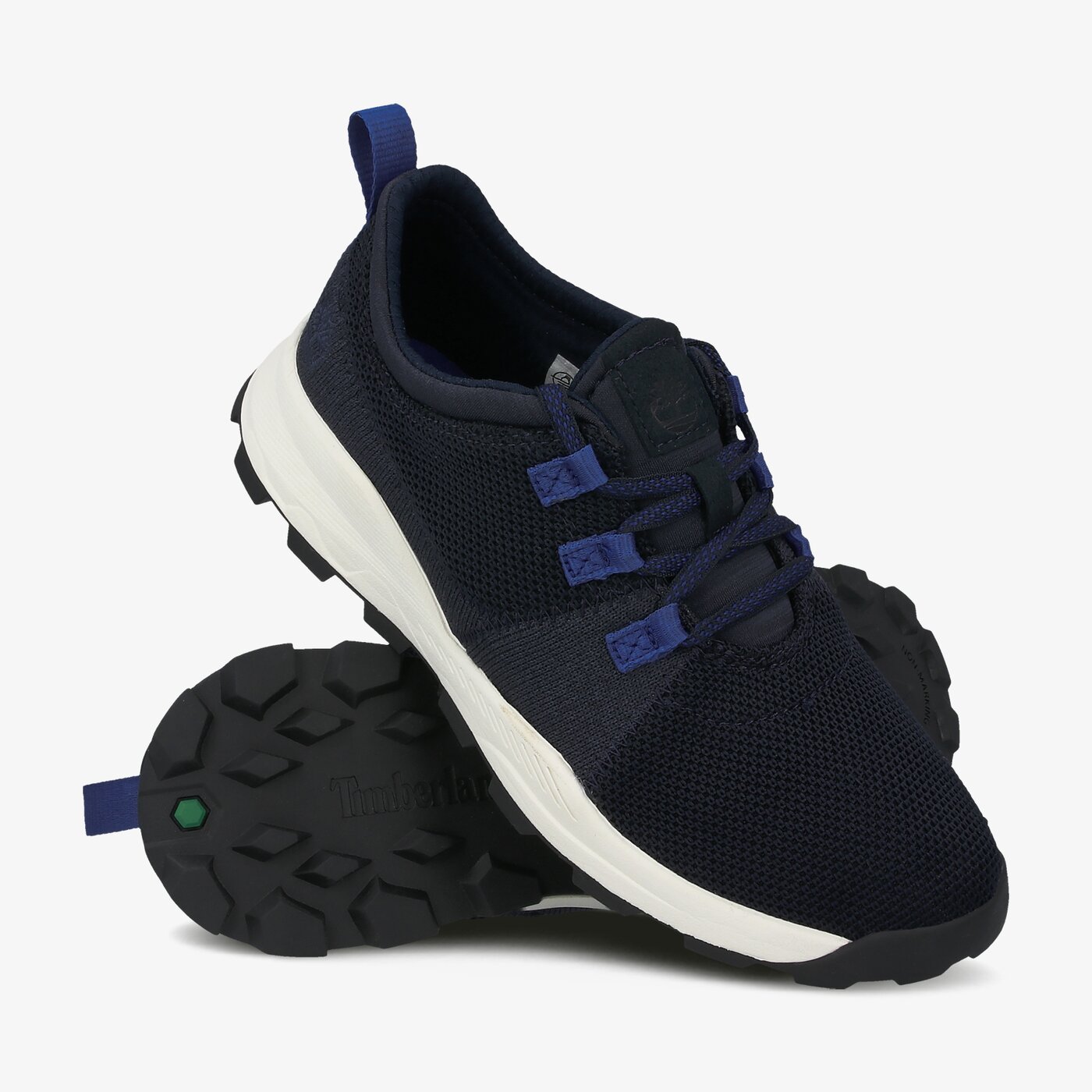 Dziecięce sneakersy (buty) TIMBERLAND BROOKLYN FLEXI KNIT OX tb0a2cq60191 kolor granatowy