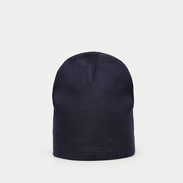 Męska czapka zimowa TIMBERLAND CZAPKA ZIMOWA KNIT LOGO BEANIE tb0a1egx4511 kolor granatowy