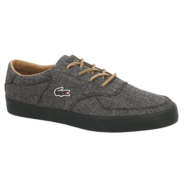 Męskie półbuty LACOSTE GLENDON 12  729srm2416024 kolor czarny
