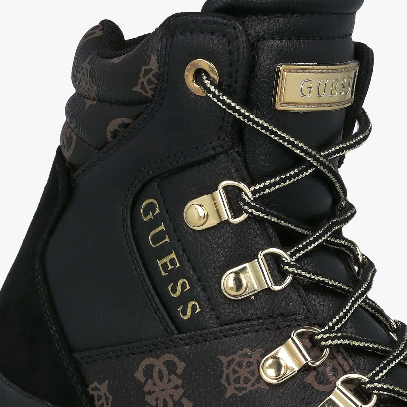 Damskie sneakersy (buty) GUESS BEVV fl8bevfal12black kolor czarny