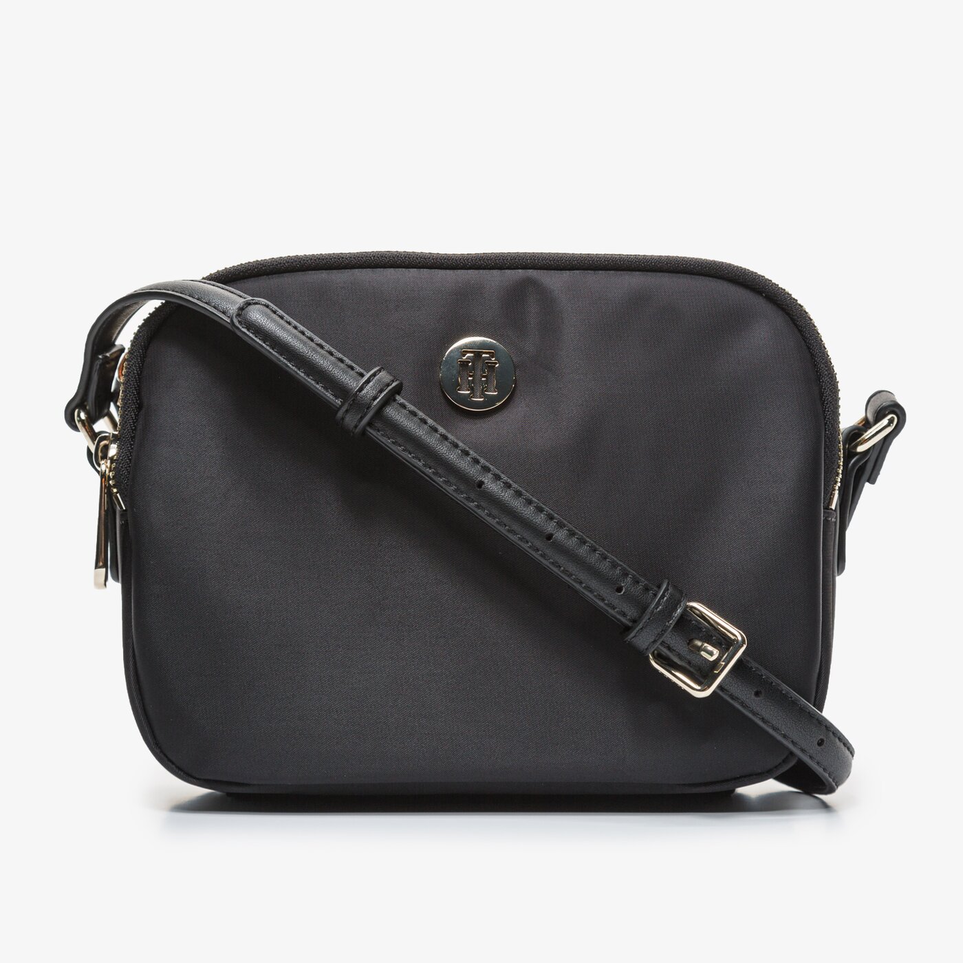 Damska torebka TOMMY HILFIGER TOREBKA POPPY CROSSOVER aw0aw07955bds kolor czarny