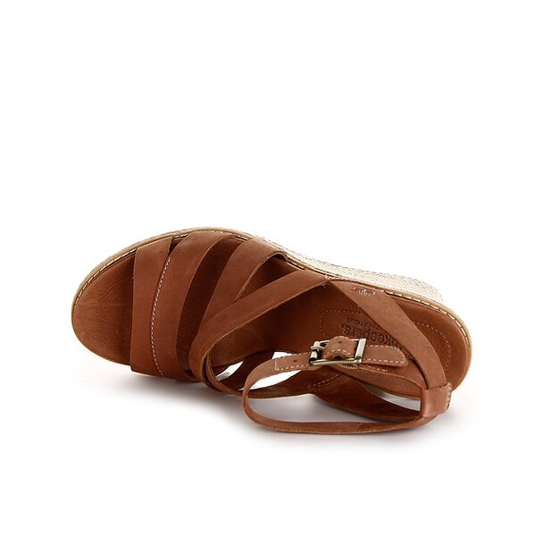 Damskie sandały TIMBERLAND EK DANFORTH LEATHER JUTE WRAPPED SANDAL 3948r kolor brązowy