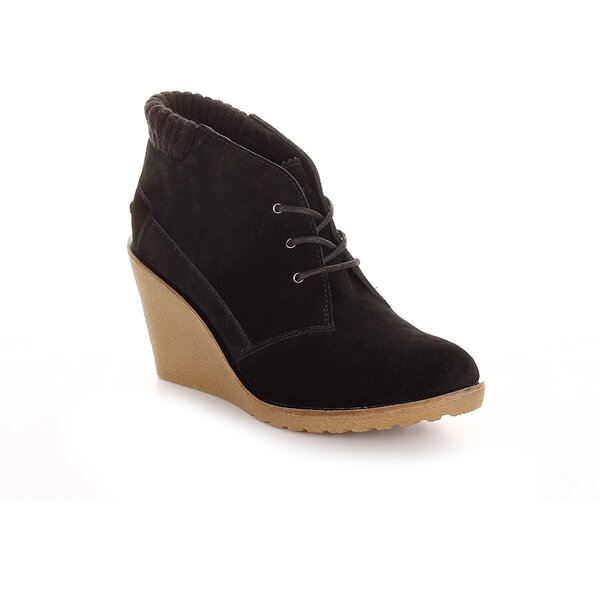 Damskie buty za kostkę LACOSTE LEREN 724srw3340024 kolor czarny