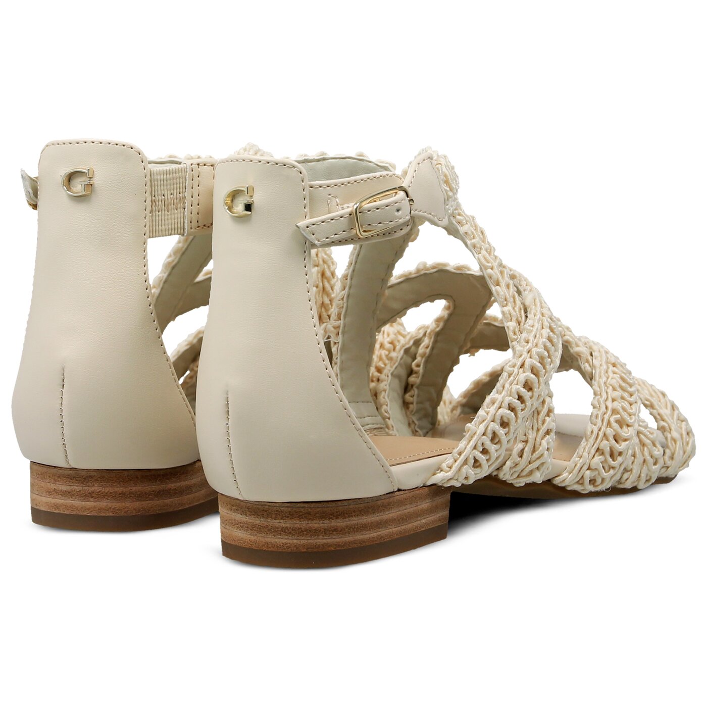 Damskie sandały GUESS DARIO SANDAL FABRIC fldro2fab03milk kolor beżowy