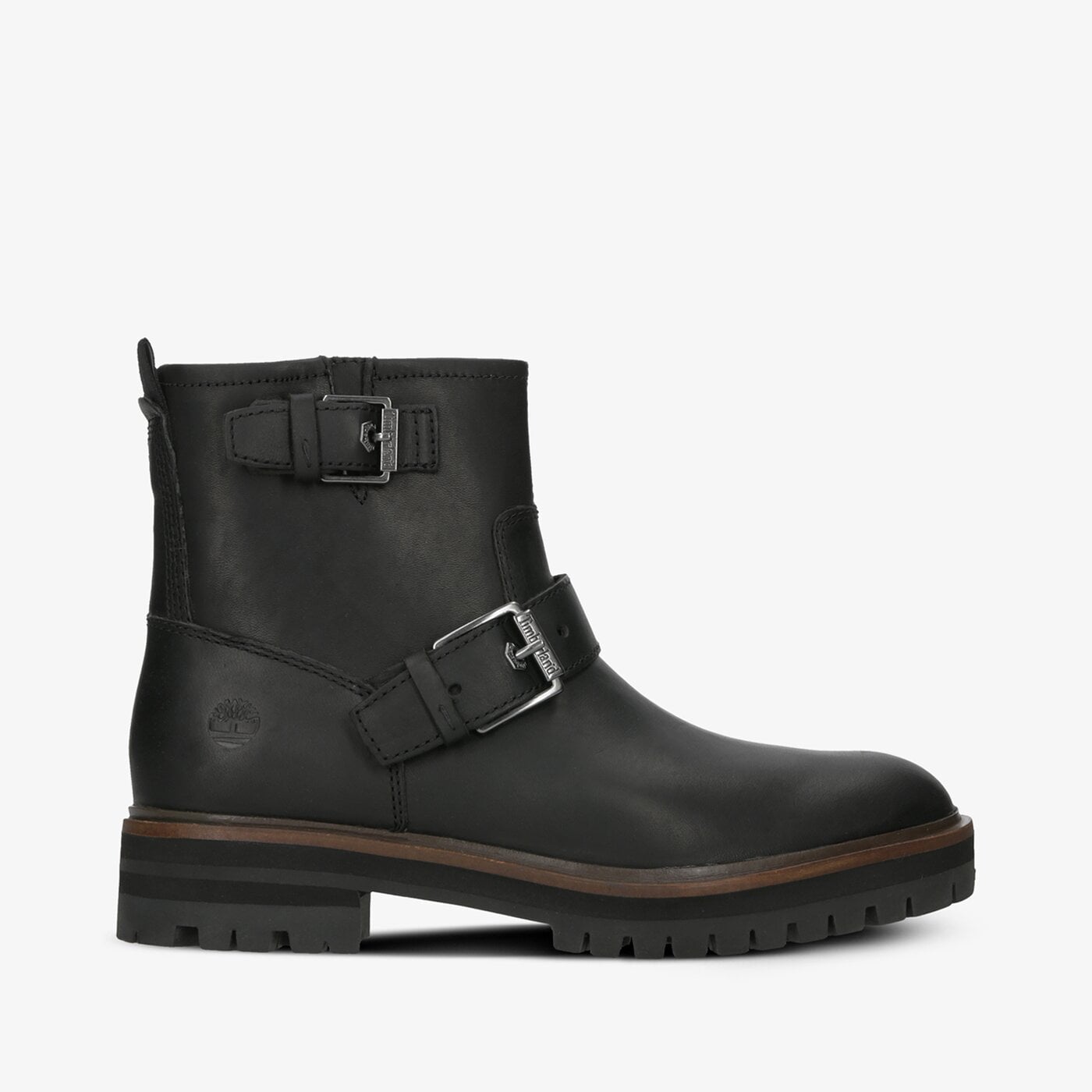 Damskie botki / sztyblety TIMBERLAND LONDON SQUARE BIKER tb0a23jy0151 kolor czarny