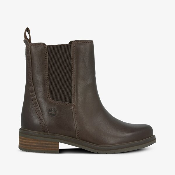 Damskie botki / sztyblety TIMBERLAND MONT CHEVALIER CHELSEA a1sba kolor brązowy