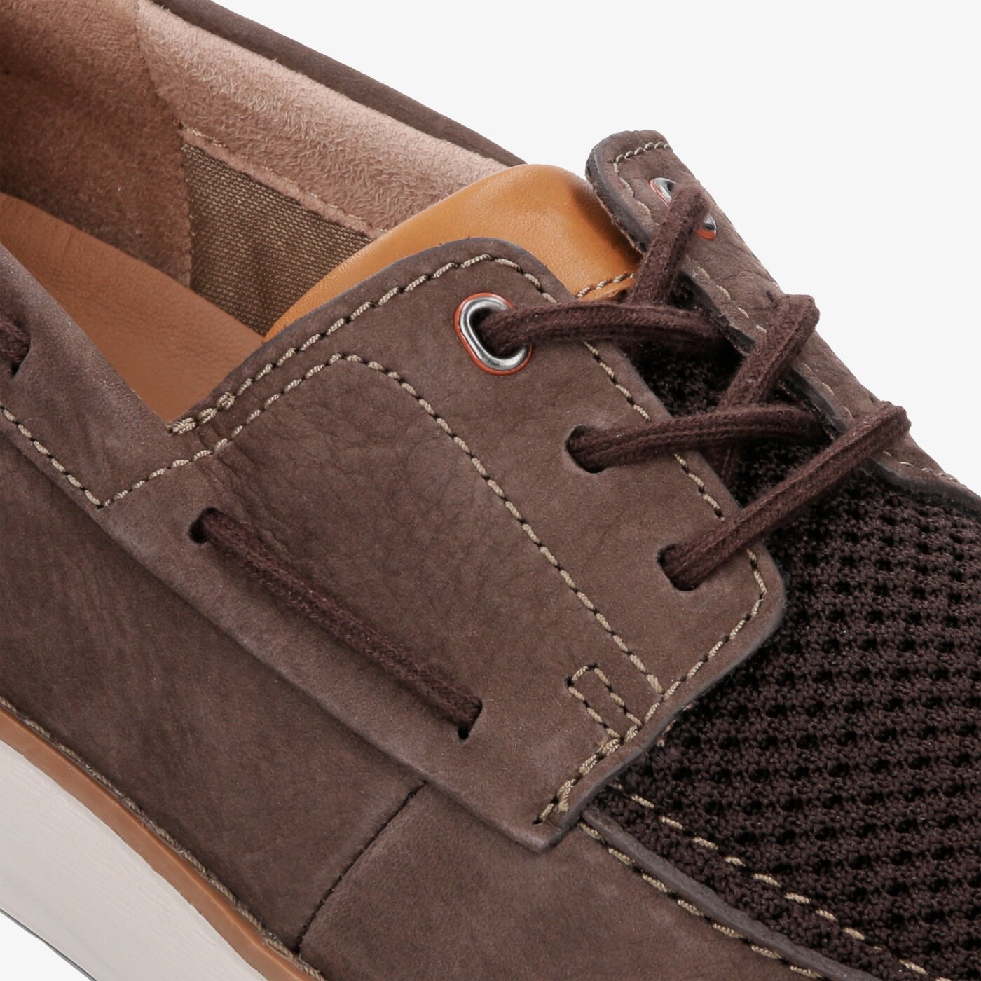 Męskie półbuty CLARKS UN PILOT LACE 26140958 kolor brązowy