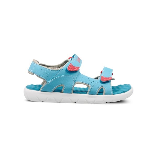 Dziecięce sandały / klapki TIMBERLAND PERKINS ROW 2-STRAP a1nni kolor niebieski