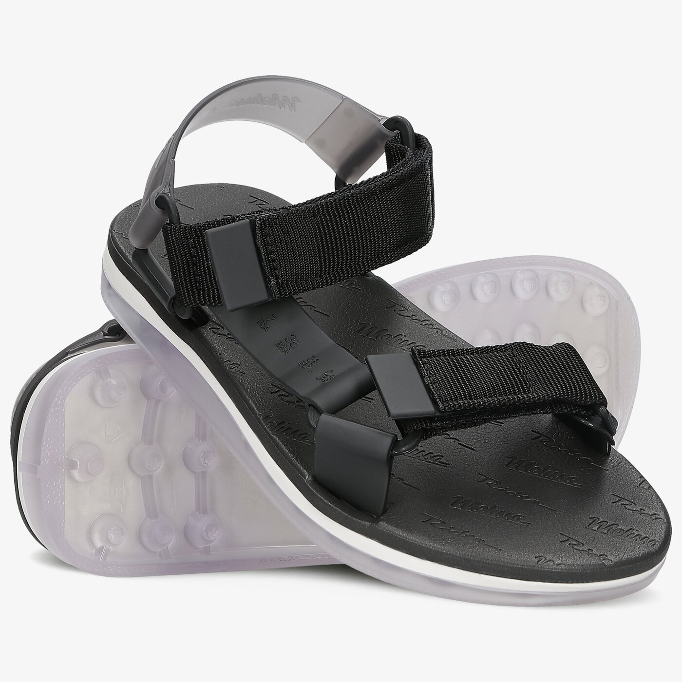 Damskie sandały MELISSA PAPETE+ RIDER 3253751492 kolor czarny