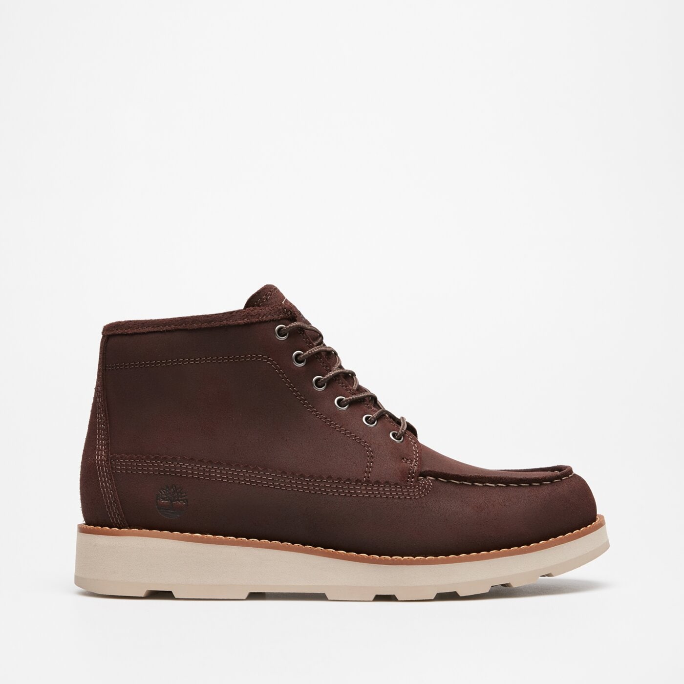 Męskie buty za kostkę TIMBERLAND BRITTON MILLS MID LACE CHUKKA BOOT tb0a6cepeiv1 kolor brązowy