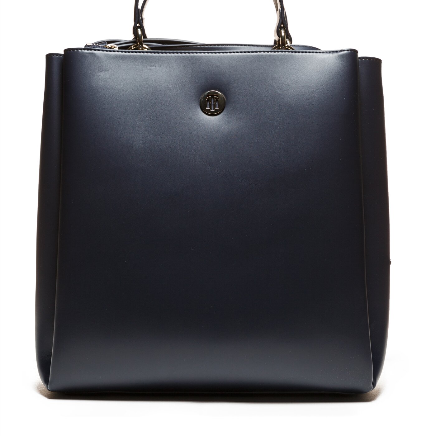 Damska torebka TOMMY HILFIGER TOREBKA EFFORTLESS TOMMY NS TOTE aw0aw05666413 kolor granatowy