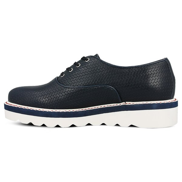 Damskie półbuty TOMMY HILFIGER P1285AULINA 2A fw0fw01040403 kolor granatowy