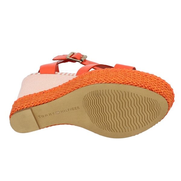 Damskie sandały TOMMY HILFIGER ESTELLE 1  fw56815826025 kolor pomarańczowy