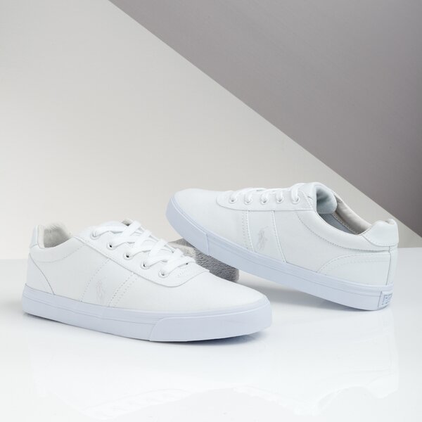 Męskie trampki POLO RL HANFORD NE PURE WHITE CANVAS 8161769190ma kolor biały